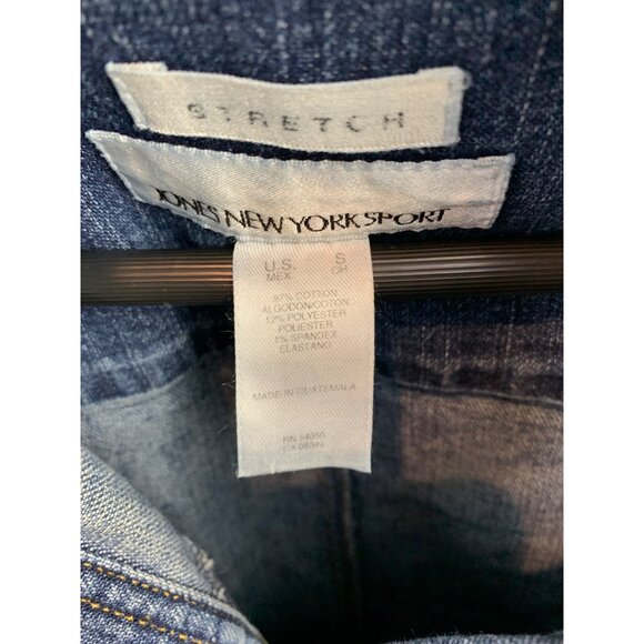 Jones New York Sport Stretch Denim Jacket S - Picture 6 of 6